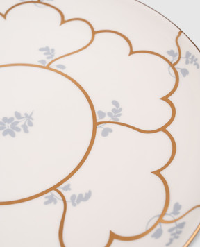 Geminiano Cozzi 1765 White porcelain dessert plate Feston e Cadena LGCFF02239054