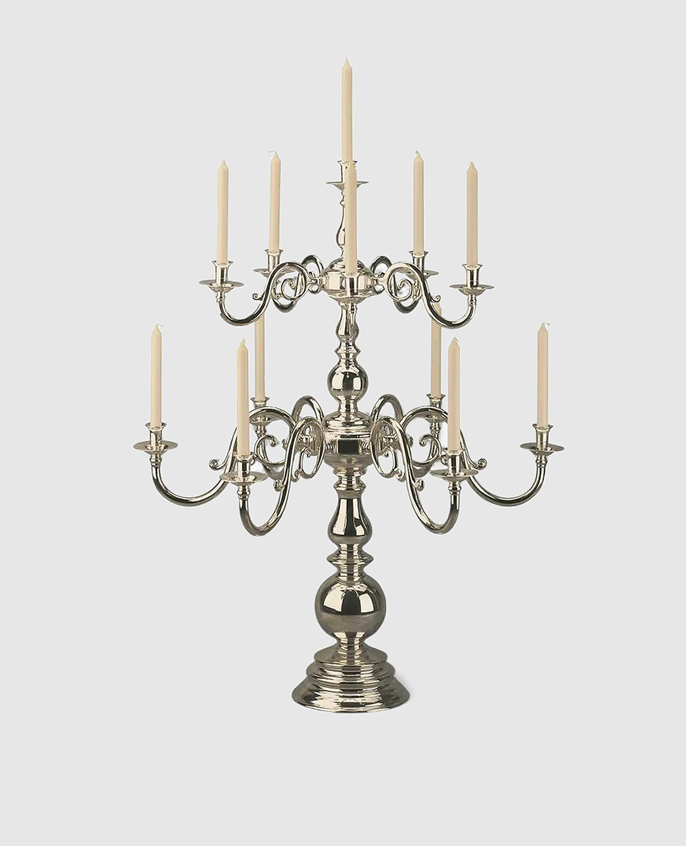 

Ambasciata silver candlestick for 13 candles Broggi 1818