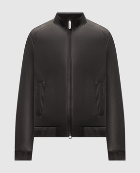 Stefano Ricci Black leather jacket M7J6400561SKNZ8