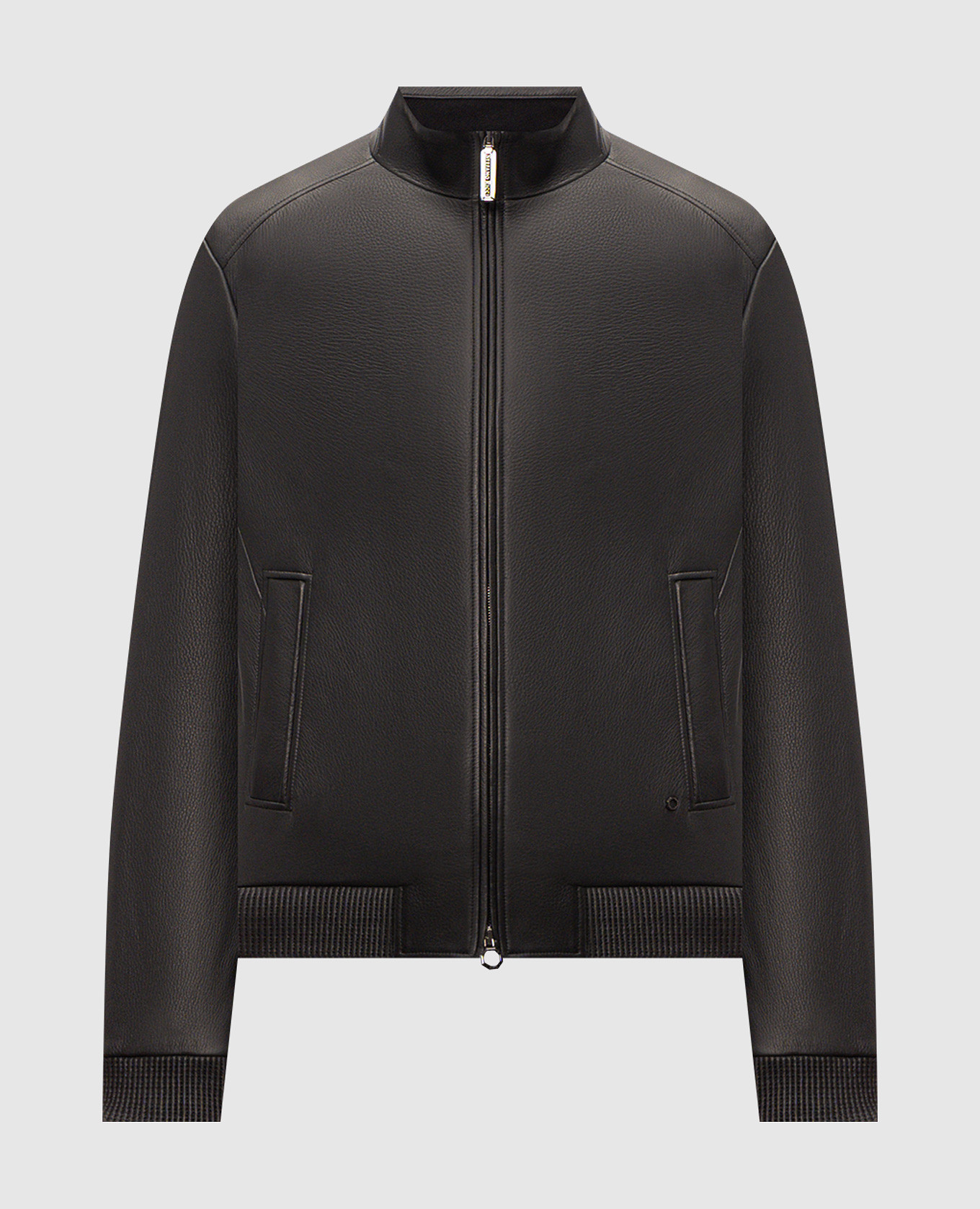 Black leather jacket Stefano Ricci
