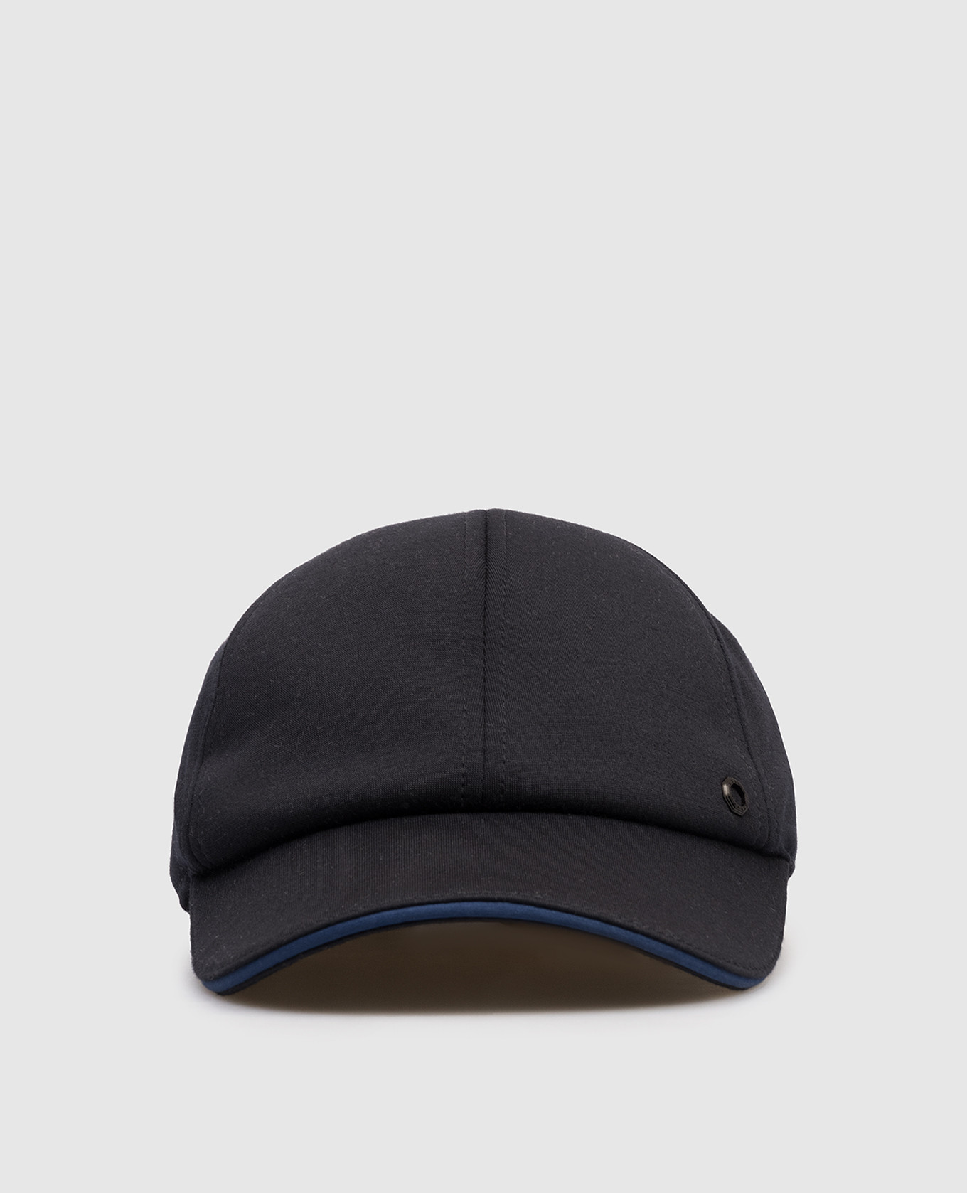 Children's black wool cap