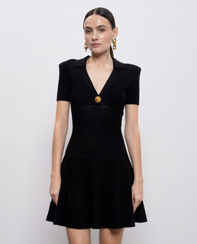 Balmain Black mini dress GF1R7153KJ30