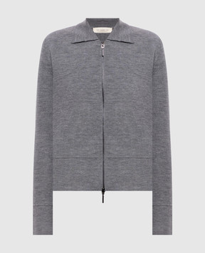 Max Mara Gray wool cardigan MMLSNACK