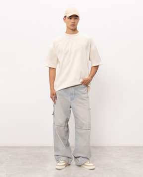 AMIRI Beige T-shirt BANDANA PATCH AMTOJR1153