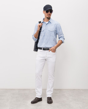 Tom Ford White T-shirt with perforations JCS032JMC111