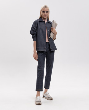 Max Mara Blue VAMPATA pants MMLVAMPATA