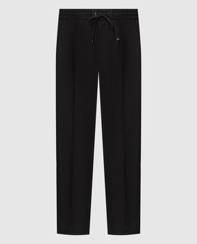 Dolce&Gabbana Black wool pants GP26ETFUBG8