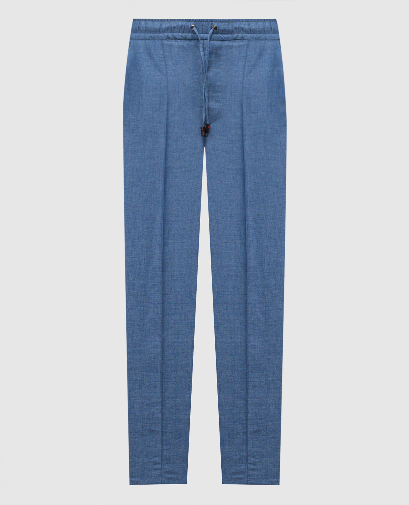 Blue linen pants