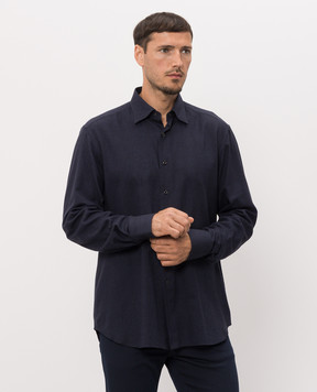 Stefano Ricci Blue cotton shirt MC008422BN3029