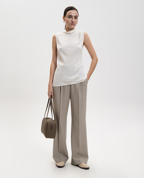 The Row Grey wool pants Virgil 10539W2812