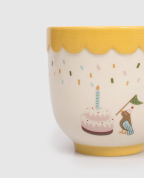 BloomingvilleMINI Beige children's ceramic cup Celebrate 82063088