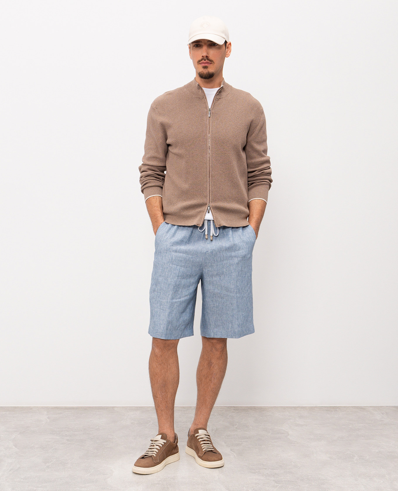 Brown cardigan Peserico 2