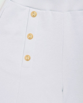 Balmain Children's blue shorts BY6A09Z318310