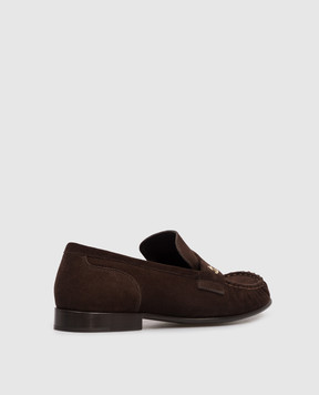 Jimmy Choo Ellis brown suede loafers ELLISLOAFERFSUE