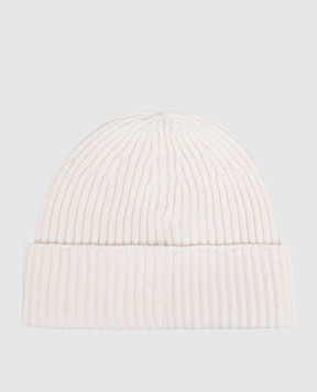 Brunello Cucinelli Ivory cashmere hat M2293900