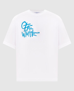 Off-White White T-shirt with branded print 44MAA120S26J00F