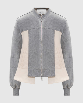 3.1 Phillip Lim Gray sports jacket E26160919TFT