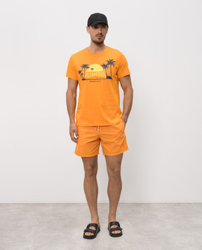 Vilebrequin Orange City T-shirt THOEP300