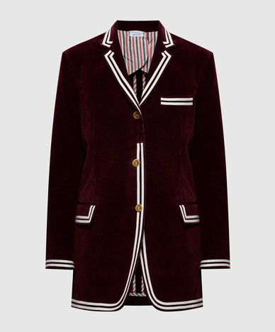 Burgundy corduroy jacket