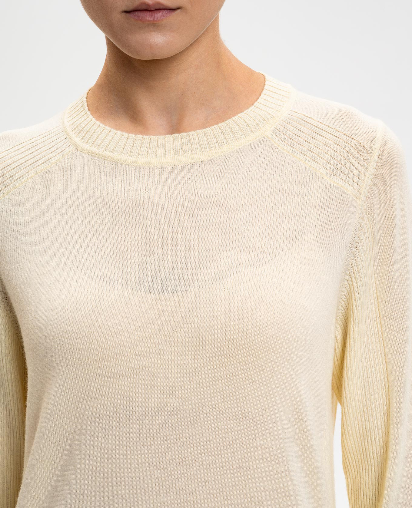 Yellow BERLINA wool jumper with logo Max & Co 5