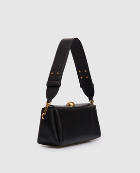 Ami Paris Carrousel black leather baguette bag ULL027AL0103