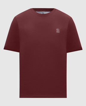Brunello Cucinelli Burgundy T-shirt M0B138440