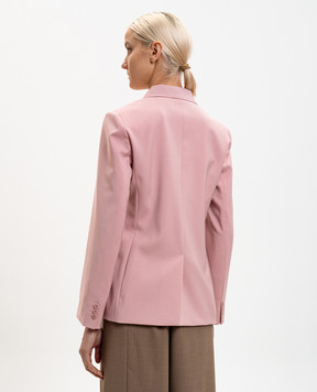 Max Mara Weekend Pink double-breasted ZINNIA wool jacket WKDZINNIA