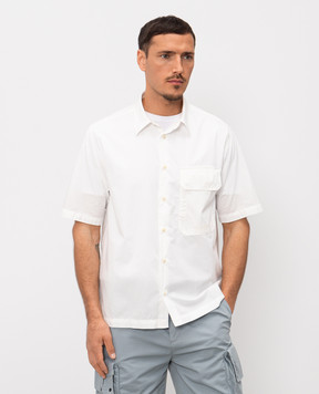 C.P. Company White shirt with short sleeves MSH231A005328G