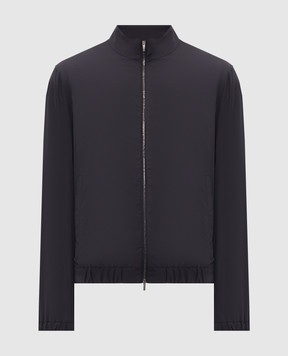Peserico Blue jacket with wool R5227002561