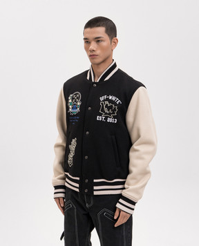 Off-White Black Panthers bomber jacket 44XEH053S26F001