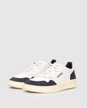 AUTRY White leather sneakers MEDALIST A1UNAULMFT07