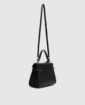 Gianni Notaro Black leather bag 099DOLLARONIKEL