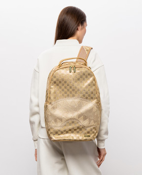 Sprayground Children's brown backpack TRINITY 24K with crystals 910B8470NSZ