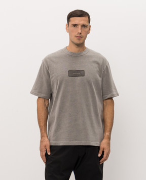 Stone Island Gray T-shirt with print L2S152100012S00T5