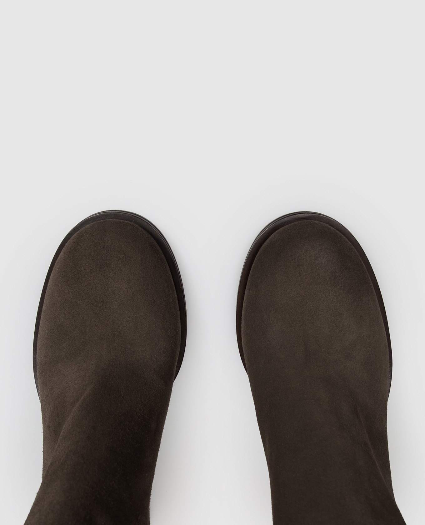 Brown suede ankle boots with monil chain Brunello Cucinelli 4