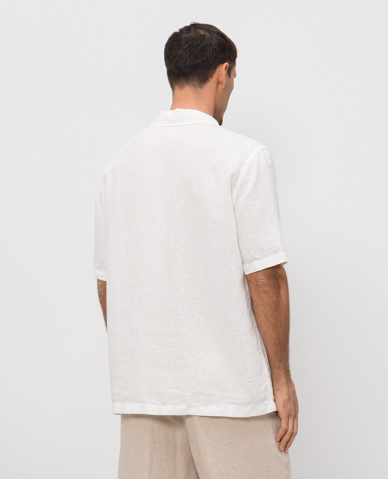 

White linen shirt Peserico