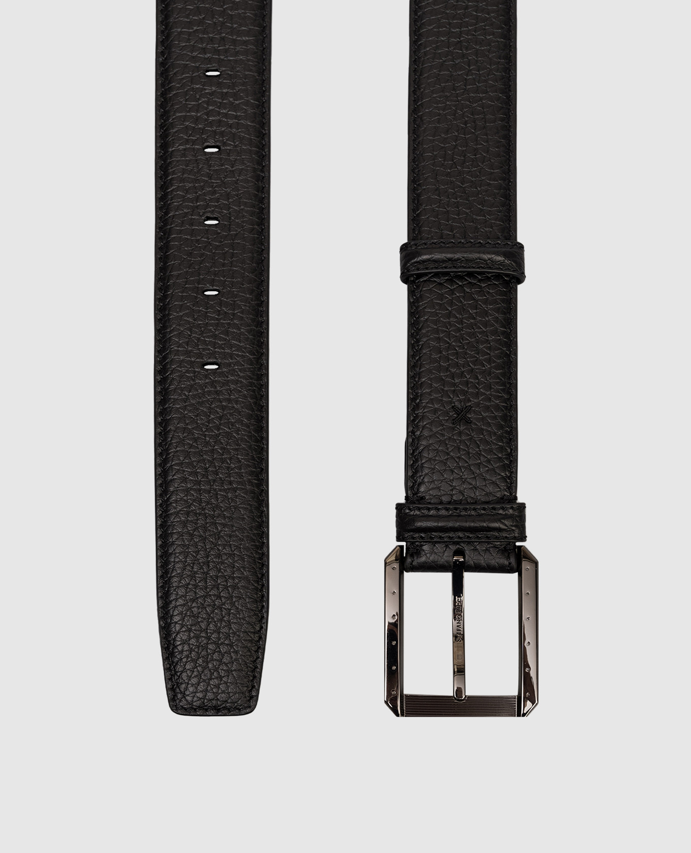 

Black leather belt Stefano Ricci