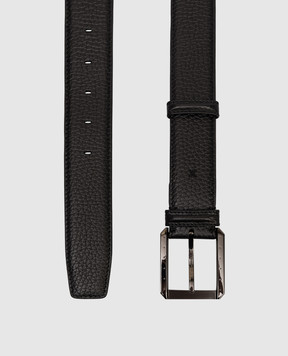Stefano Ricci Black leather belt N352VDA301U