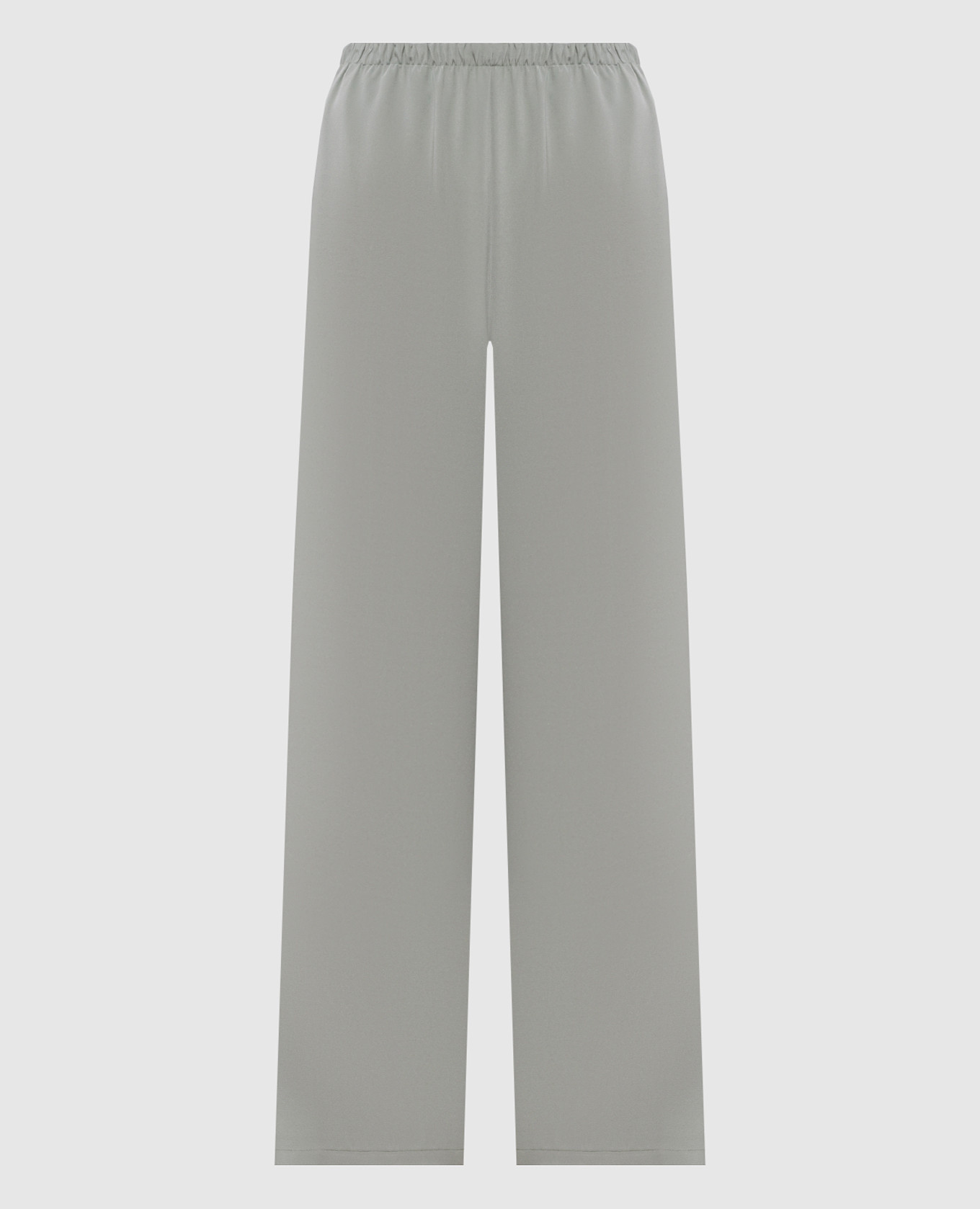 Green MAGA silk pants