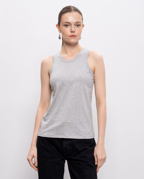 Loulou de Saison Gray melange T-shirt POSO POSOLDS