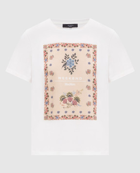 Max Mara Weekend White PANTERA T-shirt with print WKDPANTERA