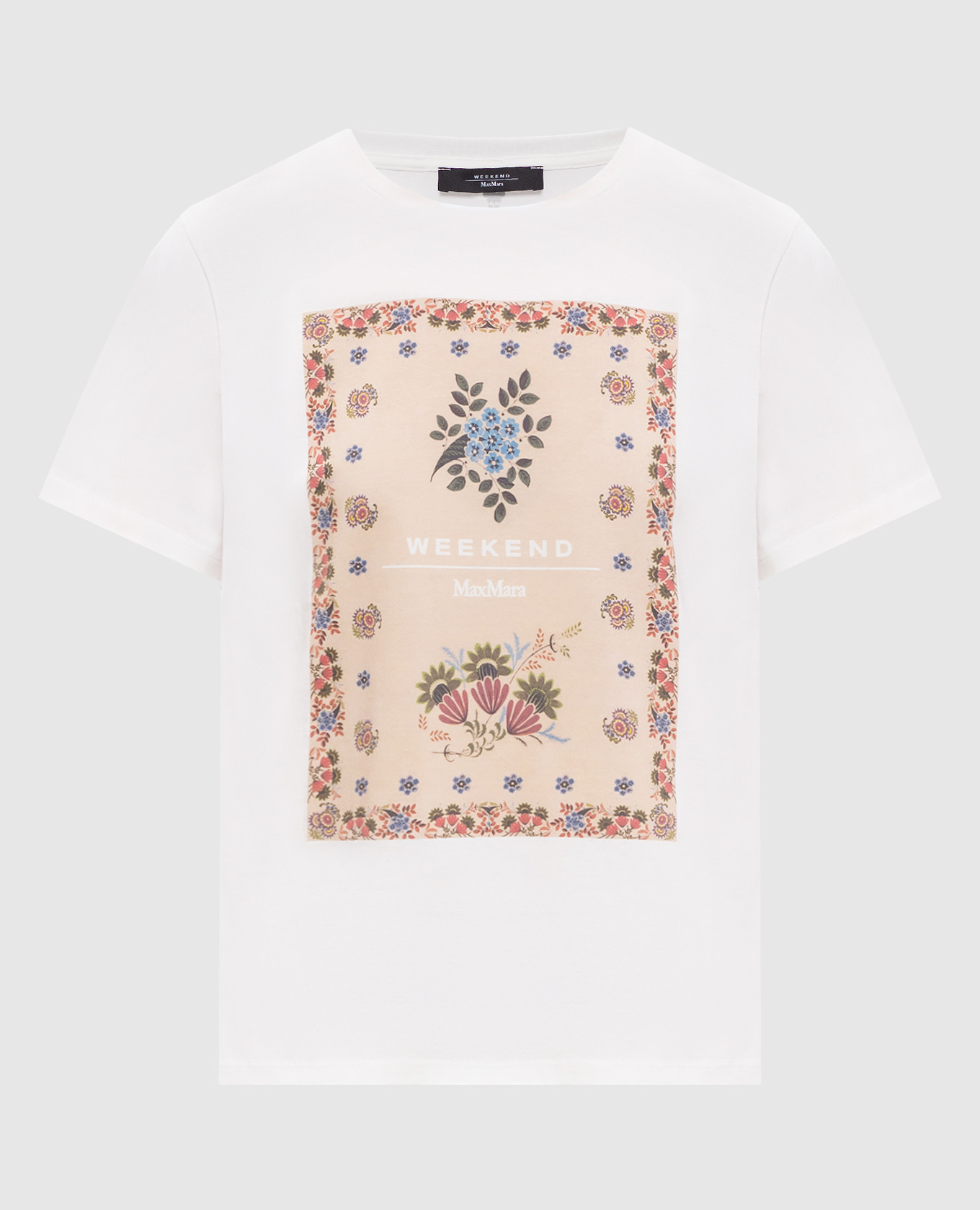 White PANTERA T-shirt with print