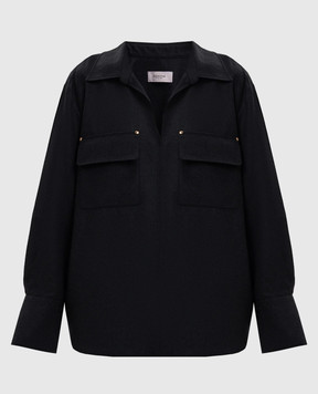 Agnona Gray wool shirt TD1202YU1142