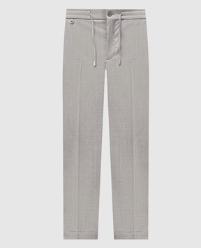 Stefano Ricci Gray wool pants M1T6100040W0005U