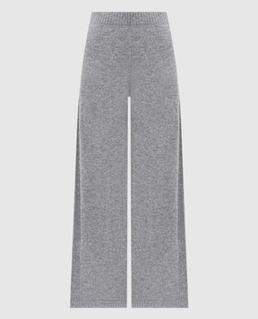 Peserico Gray pants with alpaca wool and silk S94105F079283E