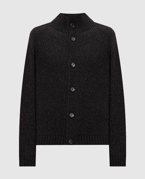 Tom Ford Dark gray cashmere cardigan KBL023YMK131