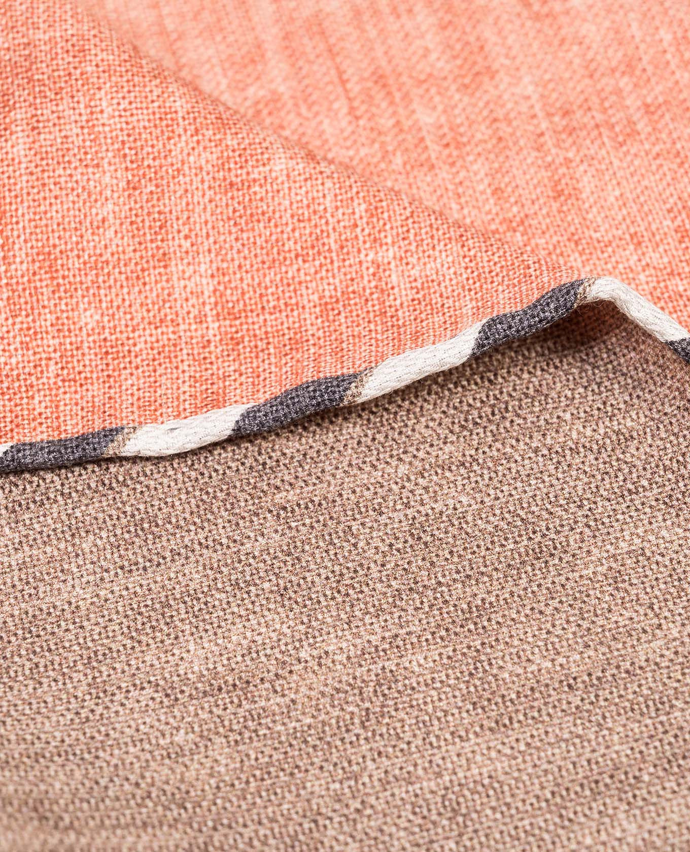 Double-sided pachet scarf with edging Brunello Cucinelli 3