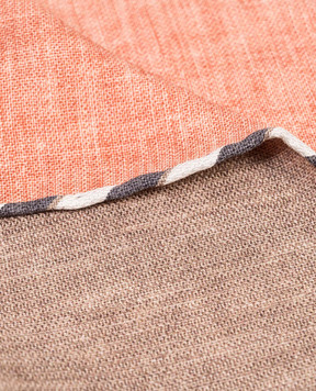 Brunello Cucinelli Double-sided pachet scarf with edging MX8650091