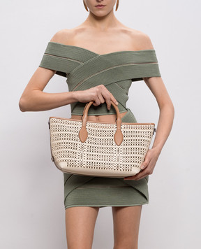 Gianni Chiarini Beige bag with perforation BS11506COMMCNVLS