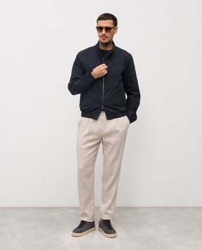Peserico Blue jacket with logo R5227000029